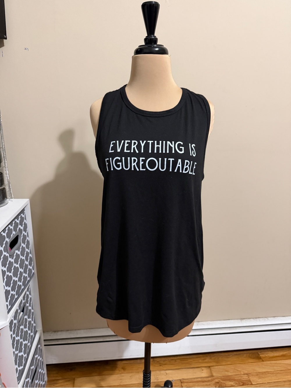 Everything is figureoutable tank top - new, no tags.